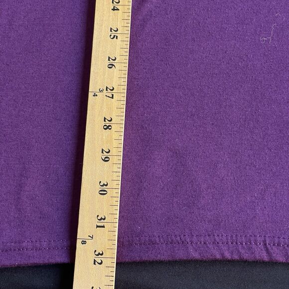 Cat Hair Glitter Shirt Womens Plus Size‎ 3X Purple Novelty Crazy Cat Lady - Picture 8 of 8